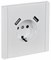 IEK FORTE&PIANO Белый Розетка с/з со шт винтовое крепление 16А USB A+A 3,1А FP245 FP-R14-16-U21-D31-K01 - фото 69668