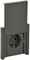 IEK FORTE&PIANO Серый Розетка с/з со шт с крышкой безвинтовое крепление 16А IP44 FP319 FP-R16-16-1-44-K03 - фото 69803