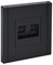 FORTE&PIANO Роз. двойная RJ11+RJ45 кат.5E FP135 чер. IEK FP-KT20-O-1-K02 - фото 69835
