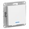 Systeme Electric AtlasDesign белый выключатель 1-клавишный с подсветкой, сх.1а, 10АХ, механизм ATN000113 - фото 70639