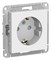 Systeme Electric AtlasDesign Лотос Розетка с/з со шторками, 16А, механизм ATN001345 - фото 70691