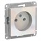 Systeme Electric AtlasDesign жемчуг розетка без заземления, 16А, механизм ATN000441 - фото 70763