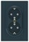 Systeme Electric AtlasDesign изумруд розетка с заземлением, двойная, со шторками, 16А, в сборе ATN000826 - фото 71037
