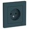 Systeme Electric AtlasDesign изумруд розетка без заземления, 16А, в сборе ATN000840 - фото 71083