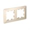 Systeme Electric AtlasDesign Air Бежевый/дымчатый белый Рамка 2-ая ATN220202 - фото 71552
