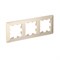 Systeme Electric AtlasDesign Air Бежевый/дымчатый белый Рамка 3-ая ATN220203 - фото 71563