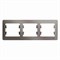 Glossa платина рамка 3-ая, горизонтальная GSL001203 - фото 71678