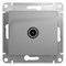 Glossa алюминий розетка TV коннектор GSL000393 - фото 72096