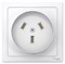 Blanca внутренняя белый розетка силовая 2Р+N, 32А, 250В BLNSR003231 - фото 72804