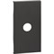 BTicino Living now чёрный лицевая панель для TV розеток и каб выводов с 1 отверстием 2 мод KG08M2 - фото 72831