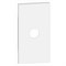 BTicino Living now белый лицевая панель для TV розеток и каб выводов с 1 отверстием 2 мод KW08M2 - фото 72838