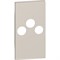 BTicino Living now песочный лицевая панель для розеток TV-R-SAT 2 мод KM26M2 - фото 72891