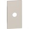 BTicino Living now песочный лицевая панель для TV розеток и каб выводов с 1 отверстием 2 мод KM08M2 - фото 72895
