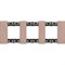 BTicino Living now Медь рамка немецкий стандарт 3 поста (2+2+2 мод) KA4802M3ZM - фото 73024