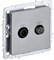 IEK Brite Base алюминий розетка двойная TV+SAT BR-AF20-O-K47 - фото 73136
