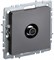 IEK Brite Base сталь розетка TV оконечнаяная BR-A10-O-K46 - фото 73145
