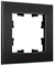 IEK Brite Decor чёрный металл рамка 1 место BR-M12-M-K02 - фото 73235