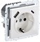 IEK Brite Base белый розетка с заземлением и шторками, 16А с USB A+C 18Вт BR-R14-16-U22-018-K01 - фото 73299