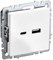 IEK Brite Base белый розетка USB A+C 18Вт BR-U22-018-K01 - фото 73304