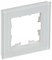 IEK Brite Decor белый матовый стекло рамка 1 место BR-M12-G-31-K01 - фото 73353