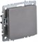 IEK Brite Base сталь выключатель 1 - клавишный перекрёстный 10А BR-V13-0-10-K46 - фото 73369