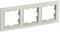 IEK Brite Base бежевый рамка 3 места BR-M32-K10 - фото 73465