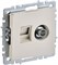 IEK Brite Base бежевый розетка двойная TV+RJ45 кат.5E BR-AK20-1-K10 - фото 73511