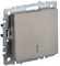 IEK Brite Base шампань выключатель 1-клавишный, проходной с индикацией 10А BR-V12-1-10-K37 - фото 73610
