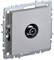 IEK Brite Base алюминий розетка TV прох BR-A10-P-K47 - фото 73617
