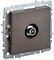 IEK Brite Base тёмная бронза розетка TV проходная BR-A10-P-K45 - фото 73647