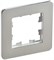 IEK Brite Decor алюминий металл скруглённые рамки углы рамка 1-местная BR-M12-M-21-K47 - фото 73670