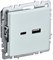 IEK Brite Base жемчуг розетка USB A+C 18Вт BR-U22-018-K36 - фото 73707