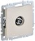 IEK Brite Base бежевый розетка TV проходная BR-A10-P-K10 - фото 73784