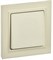 IEK Brite бежевый выключатель 1-клавишный 10А в сборе BR-V10-0-10-K10-F - фото 73794