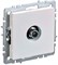 IEK Brite Base жемчуг розетка TV прох BR-A10-P-K36 - фото 73837