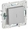 IEK SKANDY Серебряный Выключатель 1-клавишный проходной с индикацией 10А SK-V08S SK-V12-1-10-K23 - фото 73990