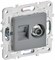 IEK SKANDY Серый Розетка двойная TV+RJ45 кат.5E SK-A14Gr SK-AK20-1-K03 - фото 74162
