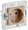 IEK SKANDY Песочный Розетка с/з с защитными шторками 16А SK-R04Sa SK-R14-16-K98 - фото 74271