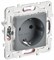 IEK SKANDY Серый Розетка с/з с защитными шторками 16А б/к SK-R06Gr SK-R14-16-1-K03 - фото 74285