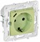 IEK SKANDY Мятный Розетка с/з с защитными шторками 16А с USB C 18Вт SK-R17G SK-R14-16-U14-018-K06 - фото 74294