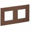 IEK SKANDY Металл Шоколад Рамка 2-ая SK-F32Br SK-M22-M-K30 - фото 74396