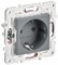 IEK SKANDY Серый Розетка с/з без защитных шторок 16А SK-R05Gr SK-R11-16-K03 - фото 74408
