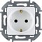 Legrand Inspiria белый розетка 2К+З со шторками - немецкий стандарт - 16 А - 250 В 673730 - фото 74691