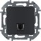 Legrand Inspiria антрацит телефонная розетка RJ11 673823 - фото 74717