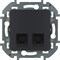 Legrand Inspiria антрацит двойная розетка RJ 45 - категория 6 - UTP 673843 - фото 74762