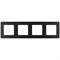 Legrand Inspiria антрацит рамка - 4 поста 673963 - фото 74787
