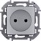 Legrand Inspiria алюминий розетка 2К - 16 А - 250 В 673712 - фото 74817
