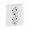 Legrand Etika белый розетка 2-ая с заземлением, со шторками, автоматические клеммы. 672233 - фото 74925