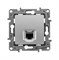 Legrand Etika алюминий розетка компьютерная RJ45, категория 5е UTP 672441 - фото 75042