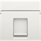 Niko Белый Накладка на розетку RJ 101-65100 - фото 75261